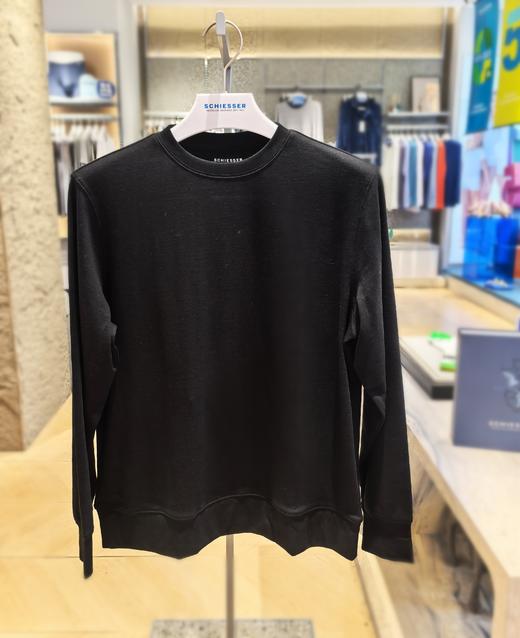 【经典高圆领 必备外穿卫衣】SCHIESSER 德国舒雅男士100%棉200G 中厚圆领打底外穿卫衣39/26182U 商品图3