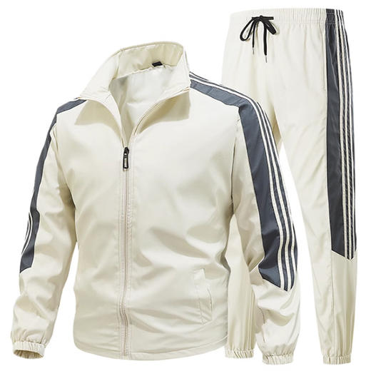 新款新品运动套装男装春秋季新款潮流休闲青少年工装裤男大码帅气一套 商品图4