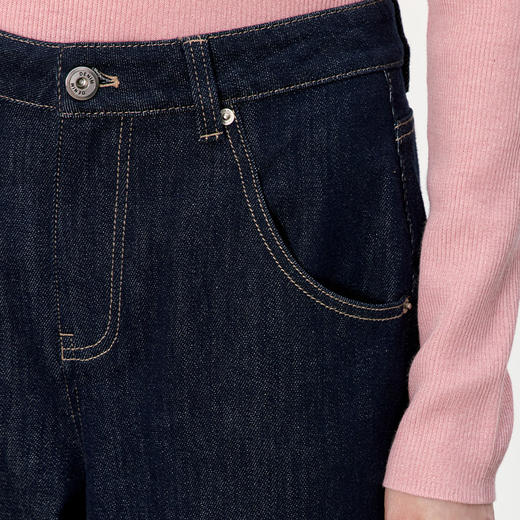 东黎 • 我不被驯化 斜缝阔腿牛仔裤 5590 商品图5