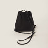 Miu Miu 女士压花字母徽标纳帕皮革迷你单肩包 黑色 5NF460 AEFX F0002 商品缩略图2