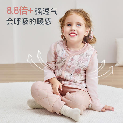 【感恩回馈 双面可穿】【2025秋冬新品】i-baby×Outlast柔润抑菌桑蚕丝棉恒温马甲 商品图4