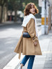 23区日系春季通勤宽松版棉混纺中长款风衣一手长外套商场同款 商品缩略图4