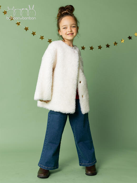 白色毛毛外套 商品图3