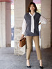 23区日系春季通勤羊毛棉混纺圆领无袖毛衣针织背心马甲商场同款 商品缩略图3
