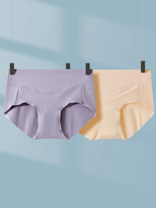 【莫代尔蚕丝底裆中腰】SCHIESSER德国舒雅女士莫代尔中腰蚕丝底裆平角裤(1条装)20/20761T 商品图4