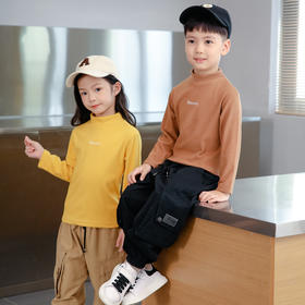 【29.9元/2件捡漏】儿童德绒打底衫秋冬季长袖T恤打底男童女童