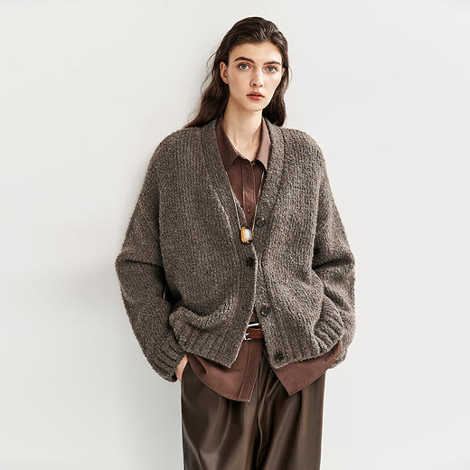 棉仓366605004-圈圈绒开衫 商品图1