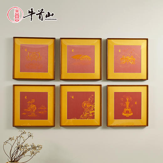 牛首山文创非遗苏绣成品刺绣客厅书房门店摆件挂画南京纪念品礼物 商品图4