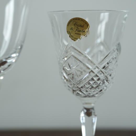法国中古水晶高脚杯 商品图2