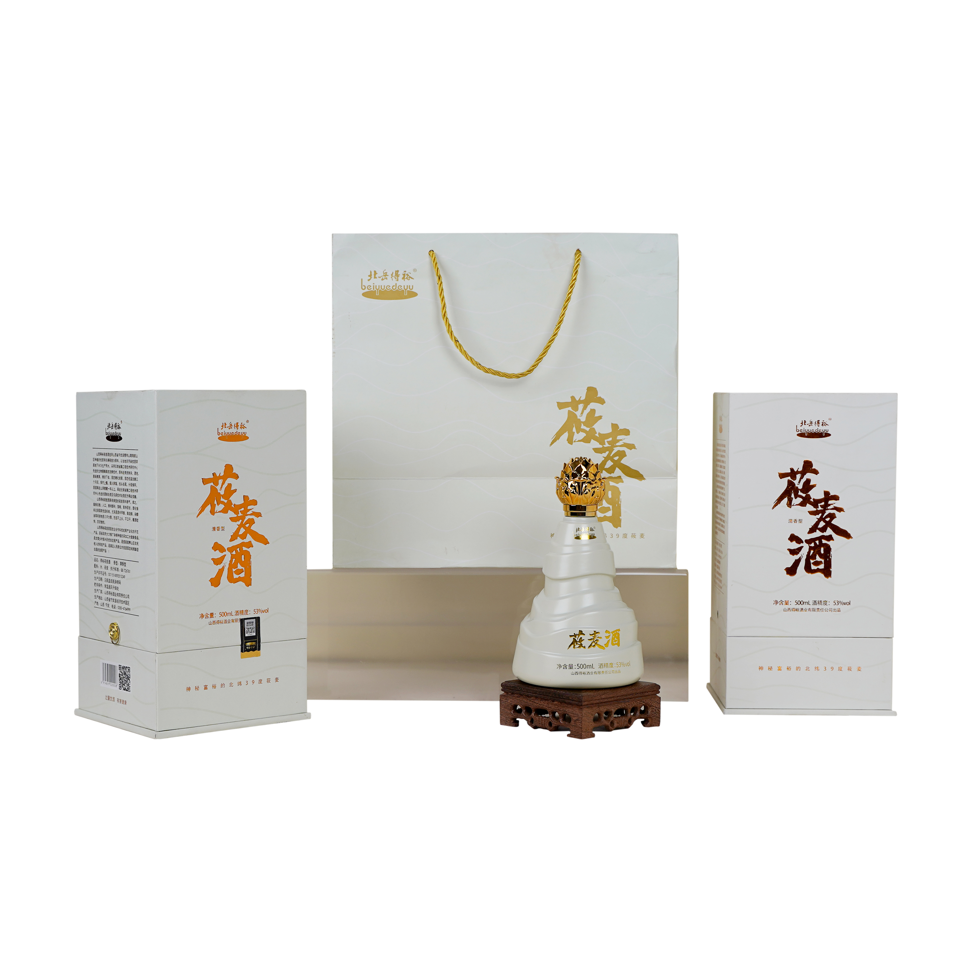 北岳得裕莜麦酒 （寿星） 53%vol 500mL 1瓶