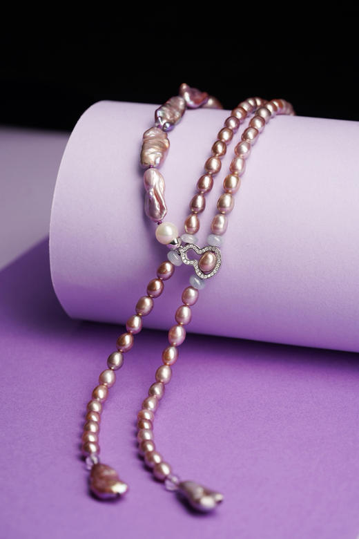 毛衣链神器｜紫色系珍珠组合 商品图4