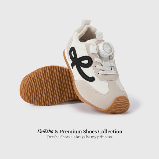 笛莎Deesha 女童童鞋2025冬季新款加绒保暖低帮运动鞋 商品图2