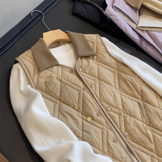 绵羊毛填充！2025全新升级情侣复古秋冬轻盈保暖男女翻领马甲！ 商品图2