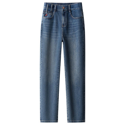 「自」全新升级【铂金会员174/天猫229/差价55】(01504)洛诗琳气质百搭烟管裤牛仔裤2025年秋季高腰显瘦九分萝卜裤 商品图2