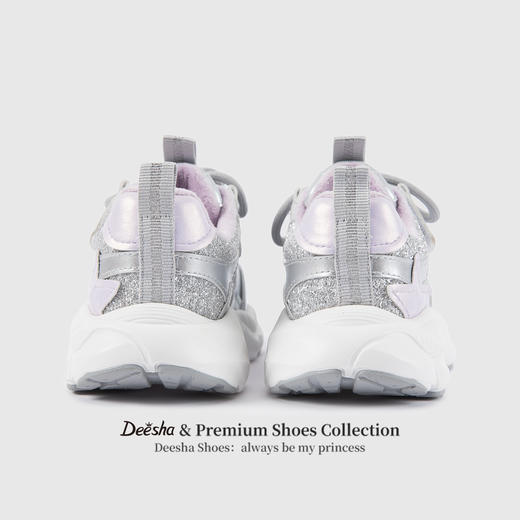 笛莎Deesha 女童童鞋2025冬季新款加绒低帮运动鞋 商品图4