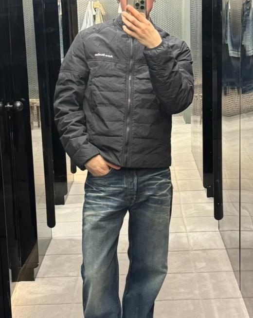 男款绗缝刺绣轻薄羽绒服001 商品图3