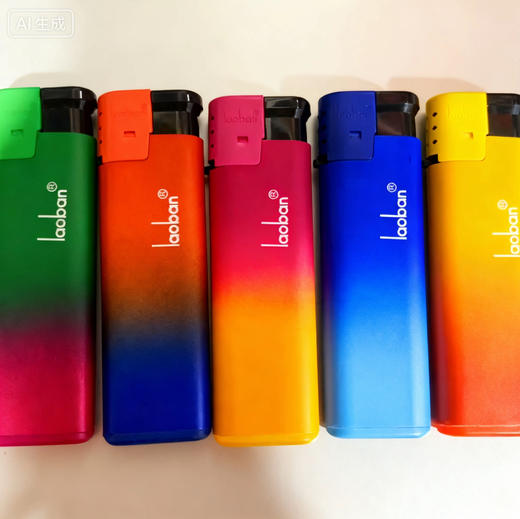 老板炫彩渐变色打火机 商品图0