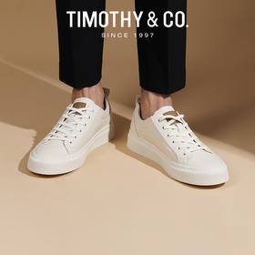 TIMOTHY＆CO．/迪迈奇男士小白鞋春秋百搭透气舒适休闲鞋