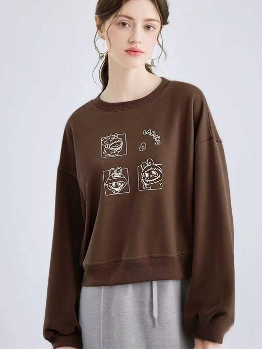 【工艺系列卫衣】刺绣款～95%棉重工拉布布卡通刺绣卫衣-喜出 商品图3