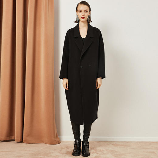 羊毛大版茧型大衣DDY0281基地直邮 商品图2