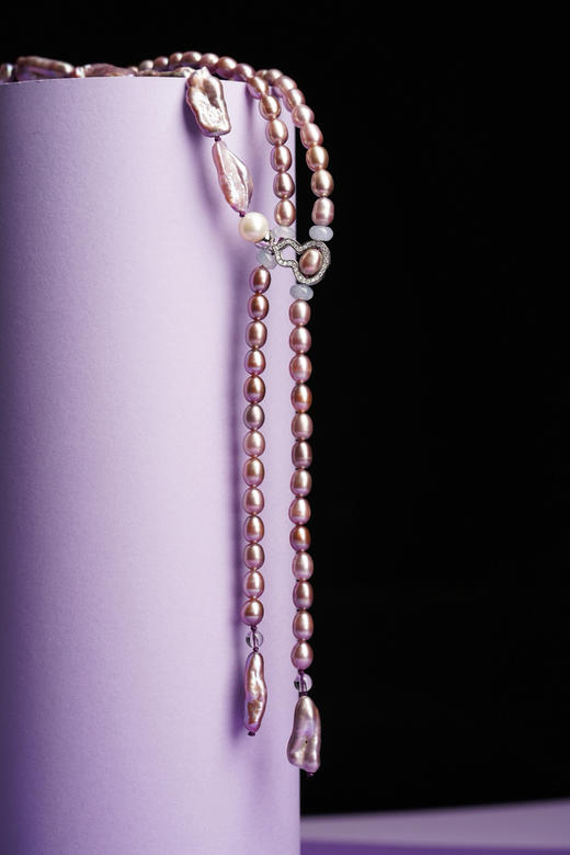 毛衣链神器｜紫色系珍珠组合 商品图2