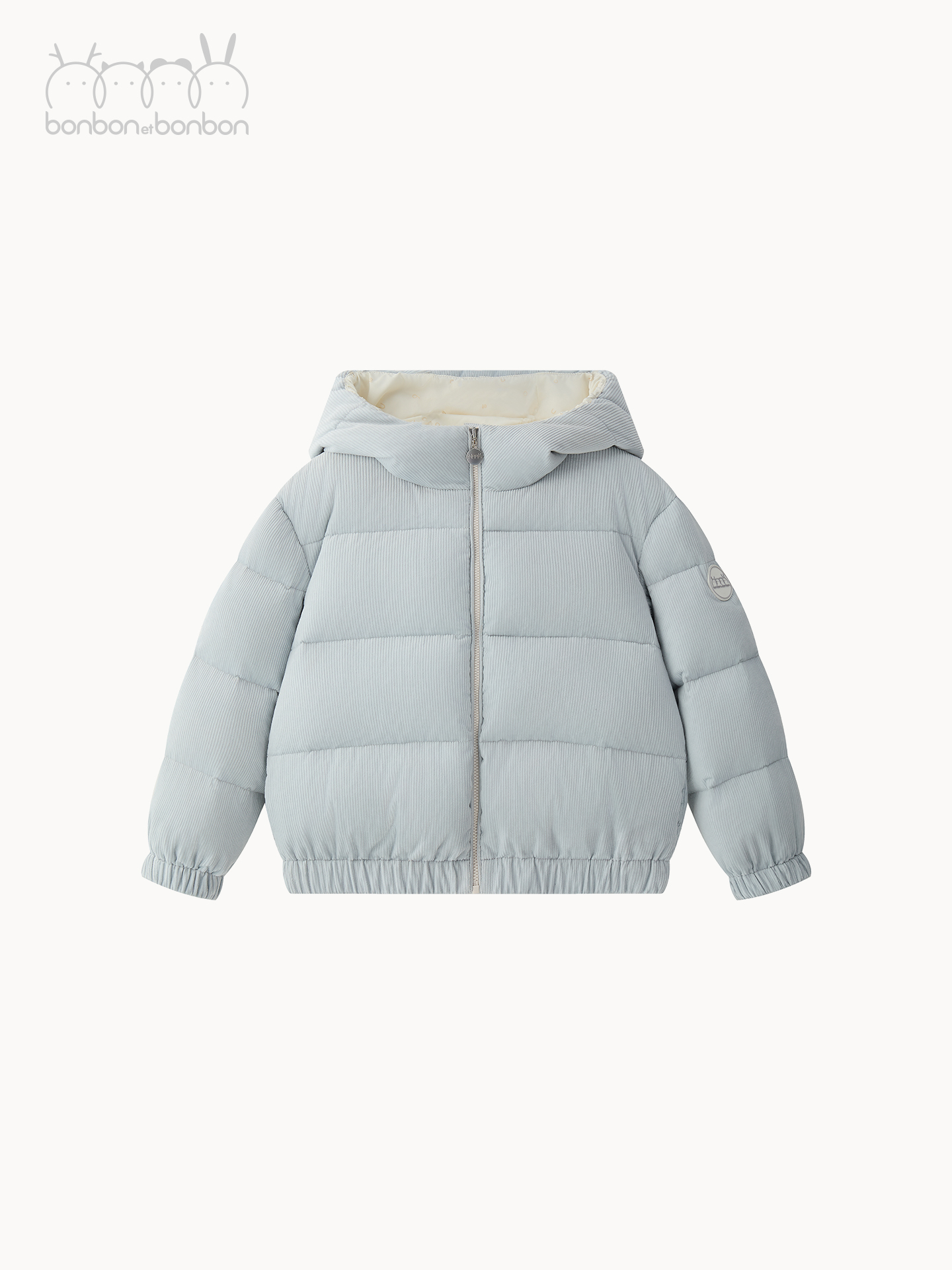 灯芯绒羽绒外套