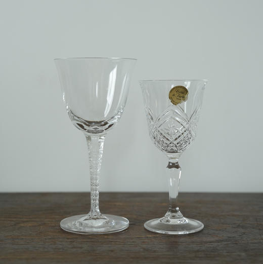 法国中古水晶高脚杯 商品图1