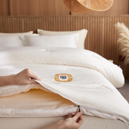 【至尊版李官奇80%含量大豆被】100S长绒棉全棉80%大豆蛋白被 二合一全棉大豆子母被 商品图2