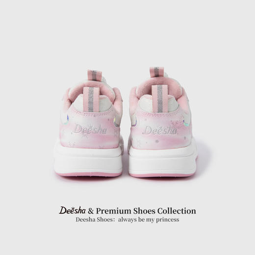 笛莎Deesha 女童童鞋2025冬季新款百搭加绒低帮板鞋 商品图4