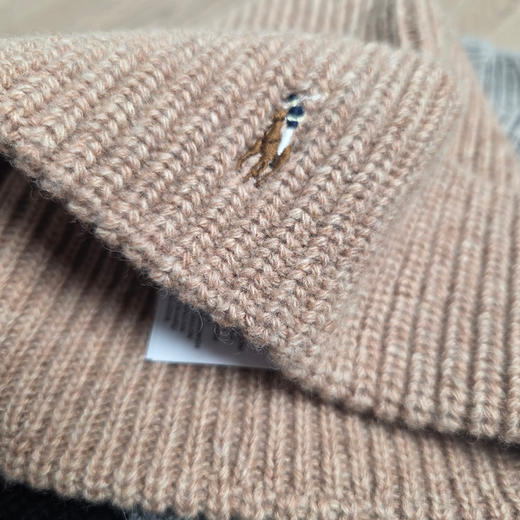 【开放日忙 秒杀价已调 直接拍】返场 原单拉夫 男女同款 RL 6色 羊毛 彩色小马仔刺绣针织帽 商品图9