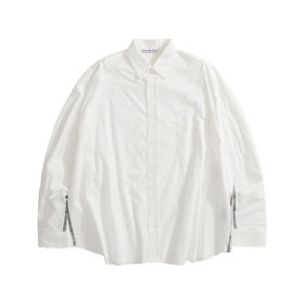 男款棉质开叉印花长袖衬衫001