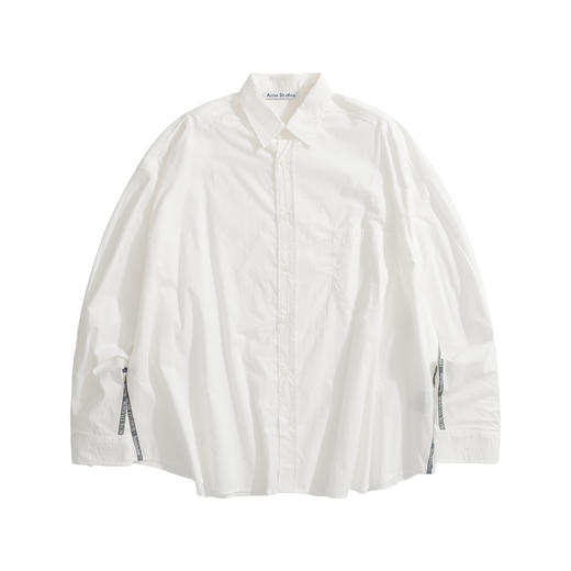 男款棉质开叉印花长袖衬衫001 商品图0