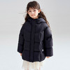 笛莎Deesha 2025冬季女童抗菌绒三防甜美木耳边连帽羽绒服 商品缩略图1
