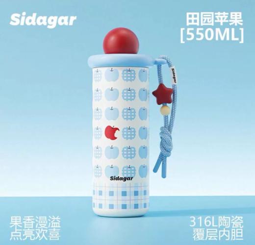 世大家新款陶瓷内胆吸管杯550ml    SY 商品图11