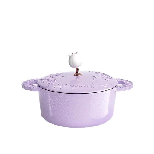 宝玑Breguet 铃兰花语系列珐琅锅丁香紫22cm BGFT2202【KLJJZQ10.0】 商品图0