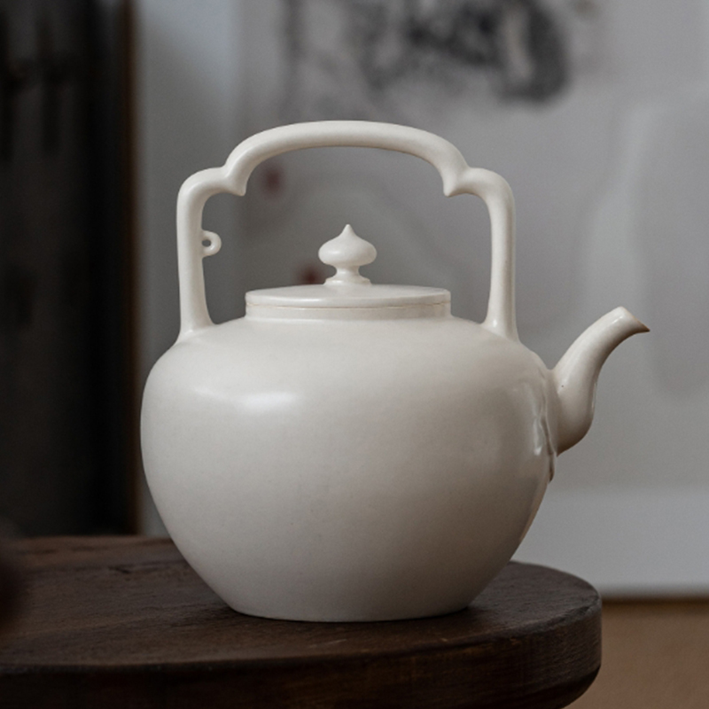 天石汤沸草木灰吴经提梁壶1200ml