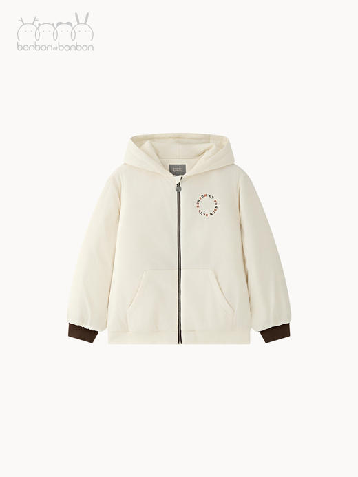 保暖棉服连帽外套 商品图0