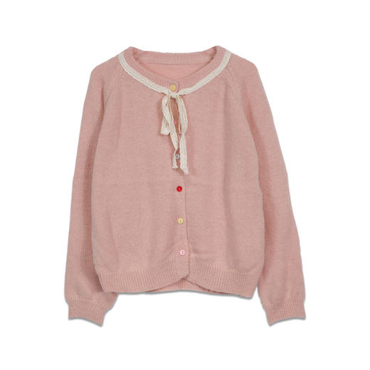 甜美蕾丝绑带开衫毛衣-纪念日百货门店同款165496809 商品图3