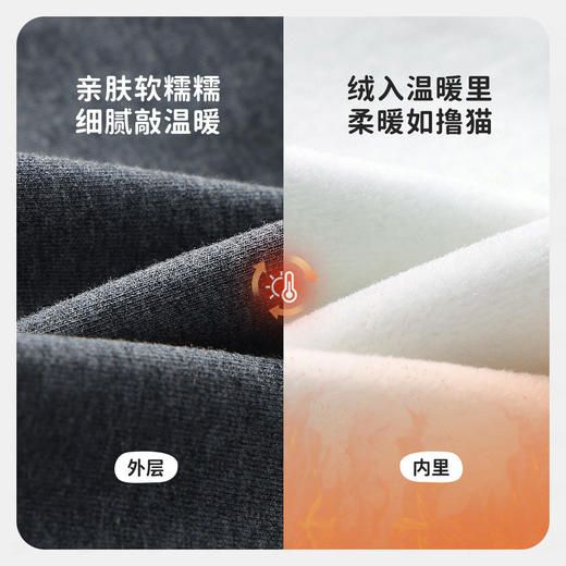 【加绒】【90-140】【 MQDmini】男女童冬款加绒打底衫长袖T恤 商品图8