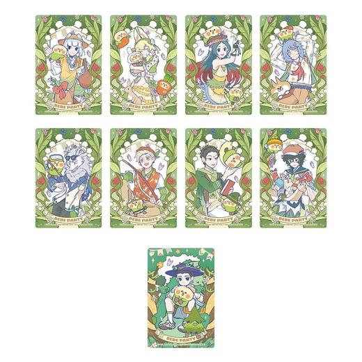 非人哉x小鹦鹉BEBE联名系列 亚克力卡 全9种 8包/盒 国谷 商品图0