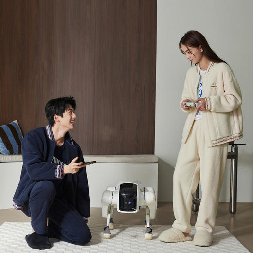 （合作款）芬腾秋冬加绒加厚珊瑚绒开衫情侣家居服套装yc0108013 商品图2