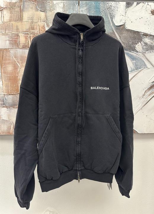 中性款字母连帽拉链外套004 商品图0