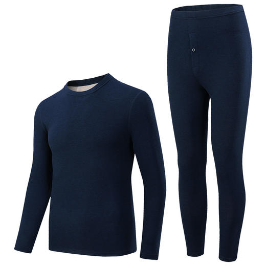 【山羊绒蚕丝套330克】爱帝秋冬加厚蓄热保暖内衣套装 商品图6