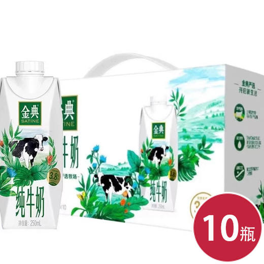 伊利金典纯牛奶梦幻盖250ml*10(6907992516707) 商品图0