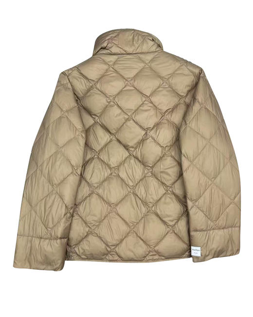 女款轻薄菱格立领羽绒服 商品图1