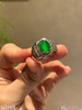 玻璃种黄阳绿蛋面戒指【5221309】具体价格微信咨询 商品缩略图0