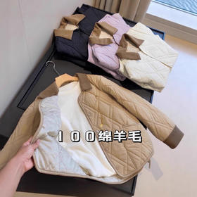 男女翻领小棉衣 ！2025情侣款秋冬轻盈翻领绵羊毛填充保暖长袖棉服！