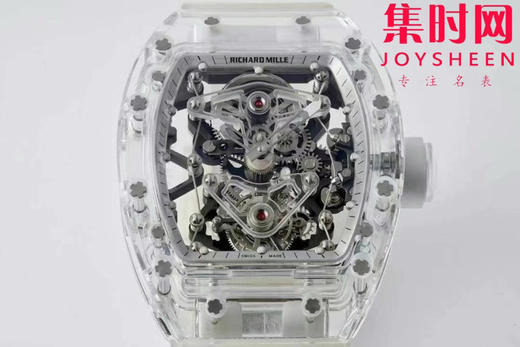 墙裂推荐 V4升级版 新力作 EUR理查德米勒RM056-雪琉璃！RM56透明壳 男士腕表 劲爆的真陀飞轮腕表！震撼来袭！ 商品图3