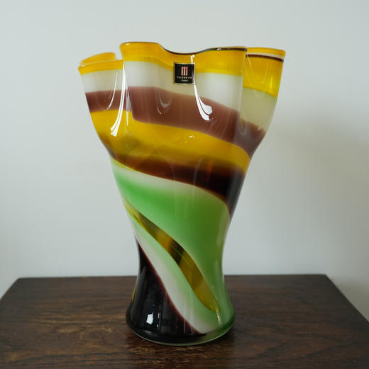 日本手工玻璃花瓶 商品图0