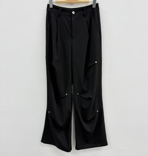 NC简约百搭金属钉直筒裤50713（黑）秋季153030020321 商品图1